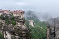 Rocks monasteries of Meteora, Greece Royalty Free Stock Photo