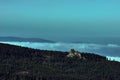 Rocks in the mountains in the Giant Mountains Royalty Free Stock Photo