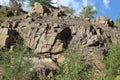 Rocks and mountains.Huge rocks and trees nature reserve.