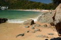 The rocks at Nai Harn beach. Phuket. Thailand