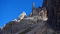 Rocks near Piz Pisciadu Royalty Free Stock Photo