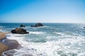 Rocks and ocean beach Royalty Free Stock Photo