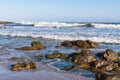 Oceanic coast in eastern Uruguay