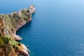 Rocks off the coast of Alanya. View from above. Royalty Free Stock Photo