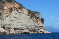 Rocks off the Mediterranean coast between Kirish and Kemer in Turkey Royalty Free Stock Photo