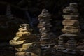 Rocks over rocks during trekking in Himalaya Mountains, Nepal Royalty Free Stock Photo