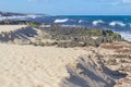 Rocks in Pessegueiro beach in Porto Covo Royalty Free Stock Photo