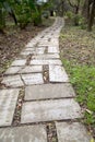 Alley arranged in the park spring Royalty Free Stock Photo