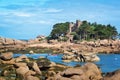 Rocks of Ploumanach in Perros-Guirec, CÃÂ´tes d`Armor, Brittany France Royalty Free Stock Photo