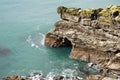 Rocks at Portreath, Cornwall Royalty Free Stock Photo