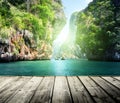 Rocks on railay beach in Krabi