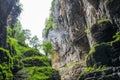 Rocks in the ravine Breitachklamm (Oberstdorf, Germany) Royalty Free Stock Photo