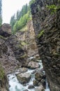 Rocks in the ravine Breitachklamm (Oberstdorf, Germany) Royalty Free Stock Photo