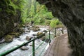 Rocks in the ravine Breitachklamm Oberstdorf, Germany Royalty Free Stock Photo