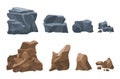 Rocks Realistic Horizontal Sets