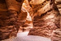 Rocks of Red canyon near Eilat city, Israel Royalty Free Stock Photo