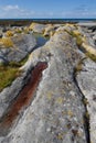 Rocks and rock pools in South Uist Royalty Free Stock Photo