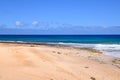 The beach on Ponta da Calheta, Porto Santo Island, Madeira, Portugal Royalty Free Stock Photo