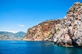 The rocks on the sea beach Royalty Free Stock Photo