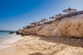 Rocks , sea and blue sky - Sharm el-Seikh Royalty Free Stock Photo