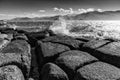 Rocks, sea and moutains