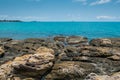 Rocks, sea and sky