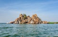 Rocks on the shore of Lake Victoria, Tanzania