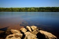 Rocks at the St. Croix River Royalty Free Stock Photo