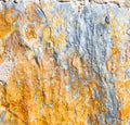 rocks stone and red orange gneiss in the wall of morocco Royalty Free Stock Photo