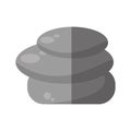 Rocks stones spa isolated icon