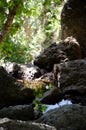 Rocks and Green Stream