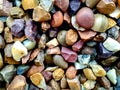 Rocks texture. Grade, hard.colourfull rocks. Royalty Free Stock Photo