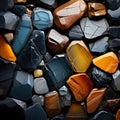 Rocks texture is the natural and geological surface that showcases the Earth\'s solid foundation.