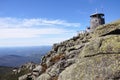 Rocks on the top of Whiteface Mountain Royalty Free Stock Photo