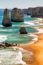 Rocks of the Twelve Apostles along Australian coast