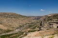 Rocks and valley view Turkey, Malatya Royalty Free Stock Photo