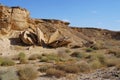 Rocks view in Arava desert Royalty Free Stock Photo