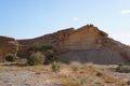 Rocks view in Arava desert Royalty Free Stock Photo