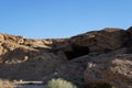 Rocks view in Arava desert Royalty Free Stock Photo
