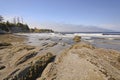 Rocks and Waves on a Sheltered Beach