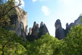 The rocks on which there are monasteries of Meteora Royalty Free Stock Photo