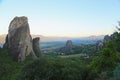 The rocks on which there are monasteries of Meteora Royalty Free Stock Photo