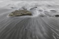 Rocks with white smooth water