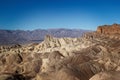 The rocks at Zabriskie Point in the Death Valley National Park Royalty Free Stock Photo