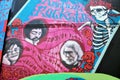 Rockstars mural in Haight Hasbury in San Francisco