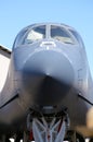 Rockwell B-1B Lancer nose detail Royalty Free Stock Photo