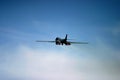 Rockwell B-1 Lancer taking off Royalty Free Stock Photo