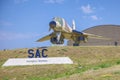 Rockwell B-1B Lancer USAF Bomber at SAC Museum Royalty Free Stock Photo