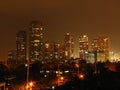 Rockwell Skyline at Night Royalty Free Stock Photo