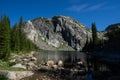 Alpine lake in the Beartooth Mountains, Montana Royalty Free Stock Photo